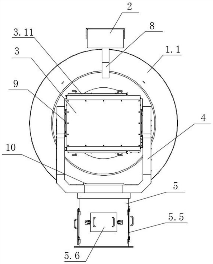 Wide-area real-time mountain fire monitoring device for power grid based on multi-spectral thermal energy monitoring radar