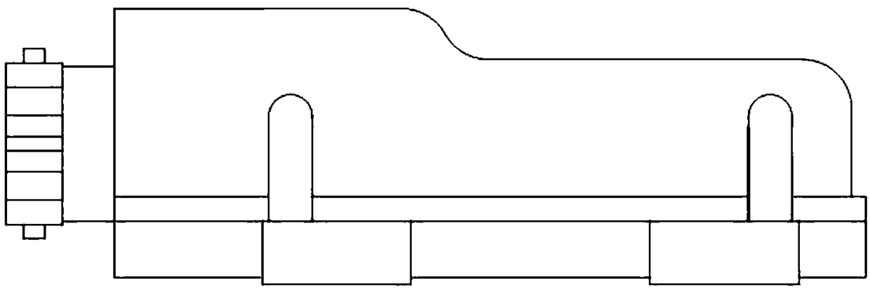 Door opening system and door opening method of bus in case of emergency