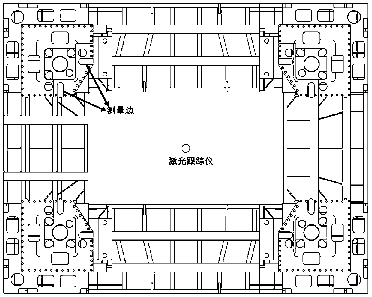 High-precision positioning and installation method for large-space heavy machinery columns and building steel structures