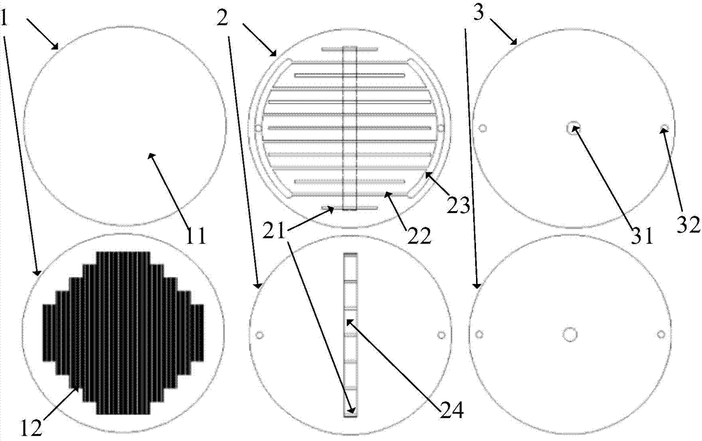 Large-diameter laser liquid cooling mirror structure