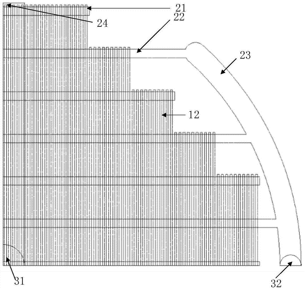 Large-diameter laser liquid cooling mirror structure