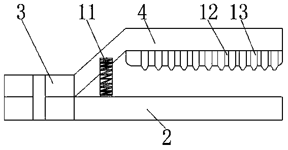 B-mode ultrasound plate fixing device used for mammary gland department