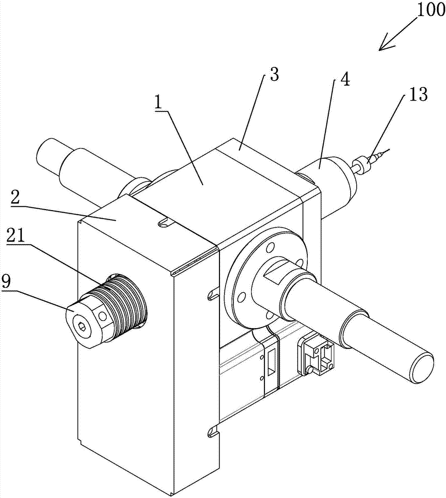 Drill pin grinding positioning method