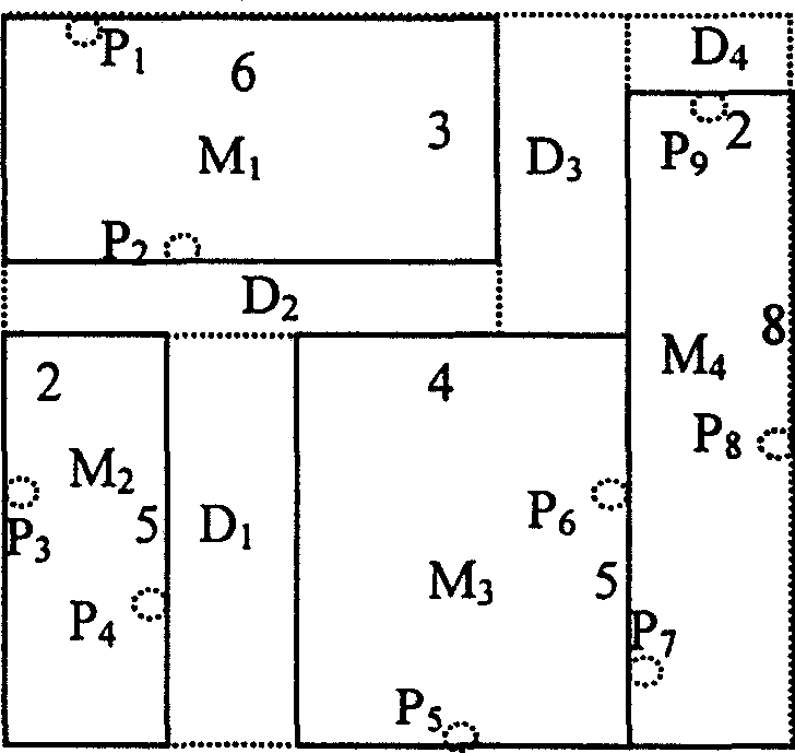 Buffer programming method based on blank region redistribution