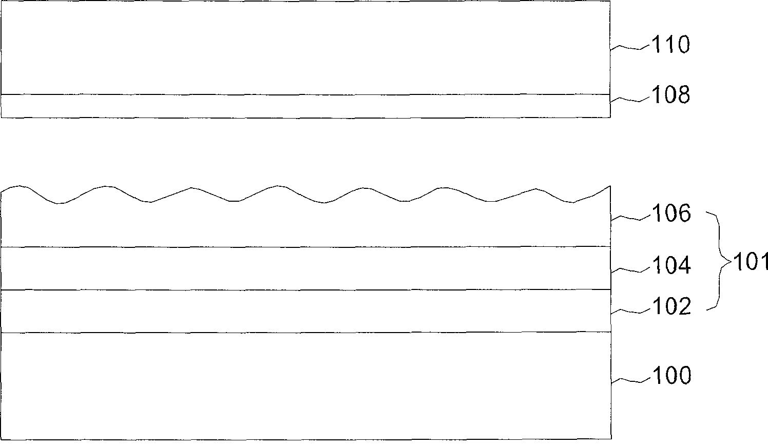 Crystal coating light-emitting diode and producing method thereof