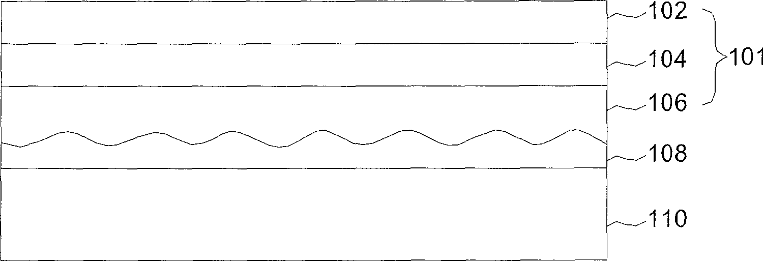 Crystal coating light-emitting diode and producing method thereof