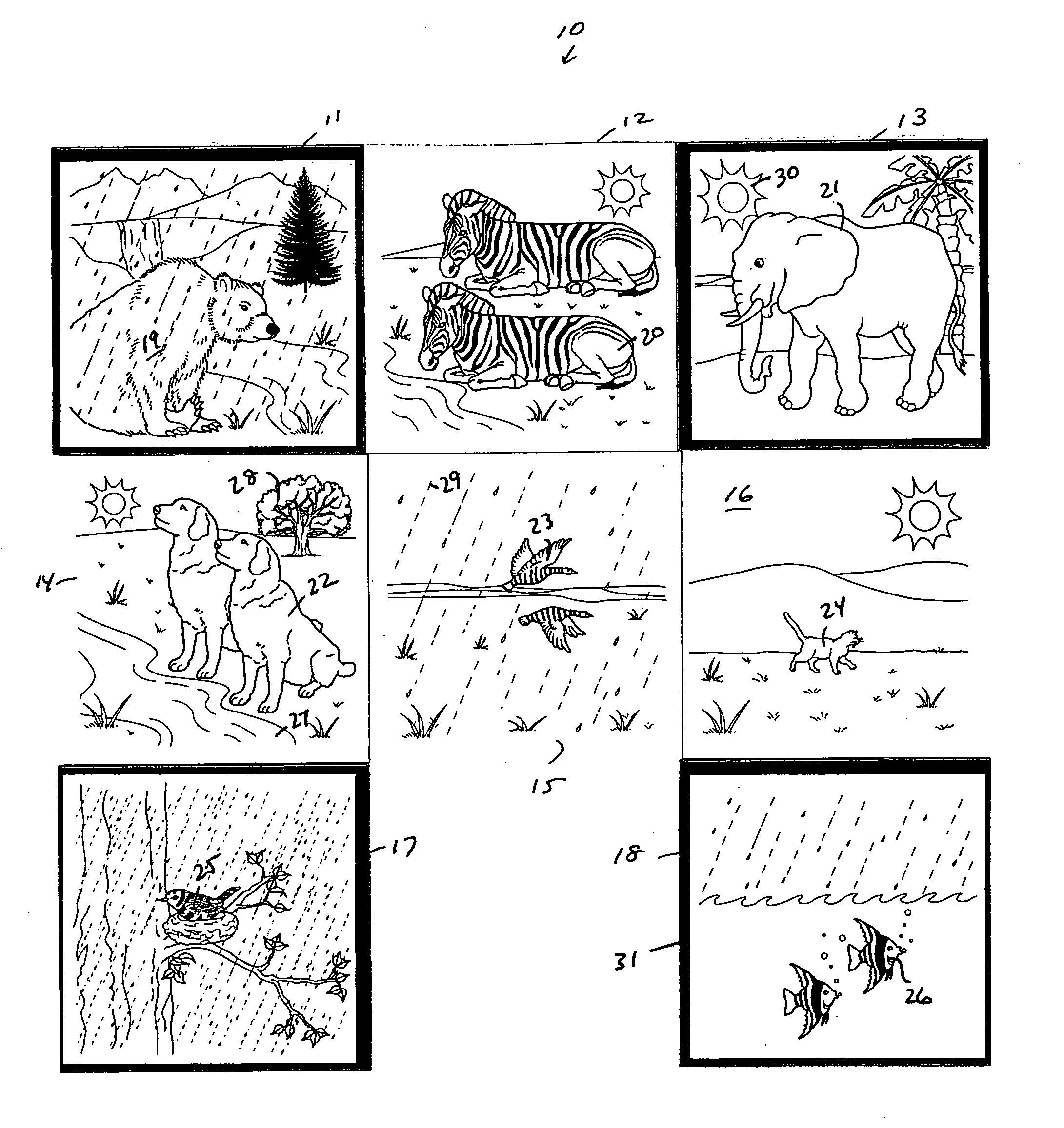 Conceptual sorting ability assessment and associated methods