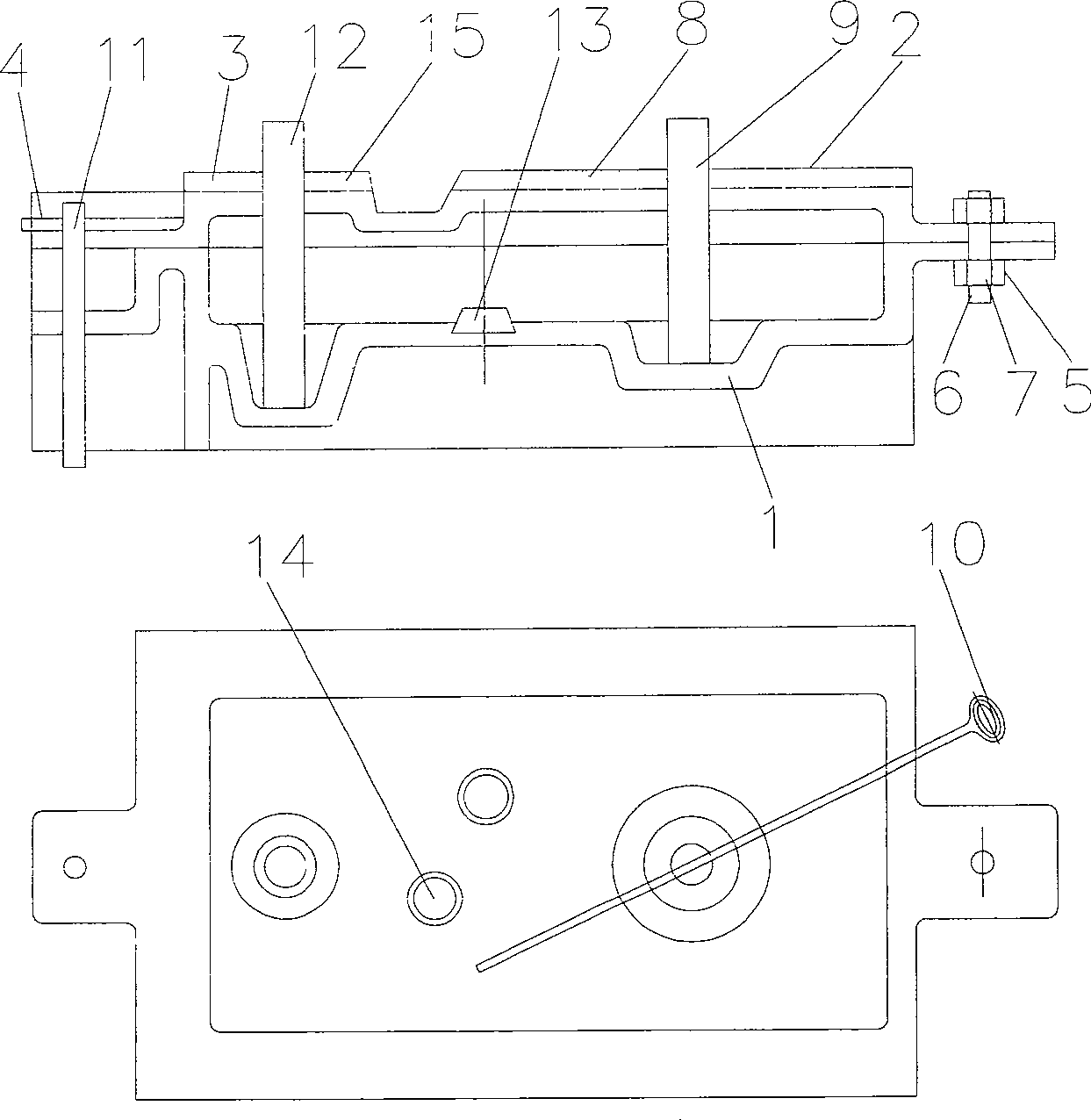 Core-shooting device, core-shooting method and core-shooting controlled system