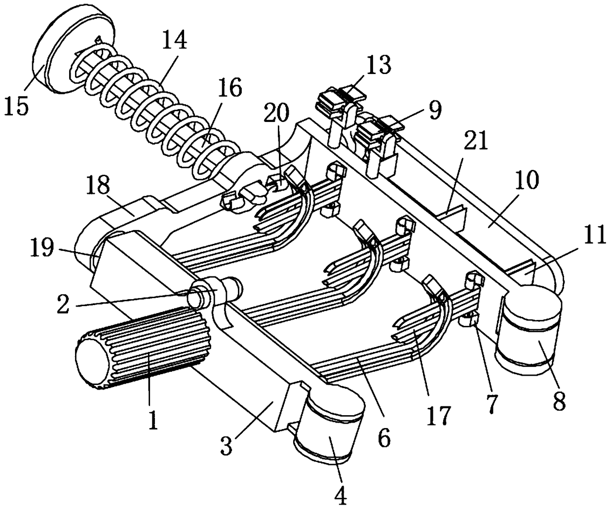 Fast stitching device for veterinarian