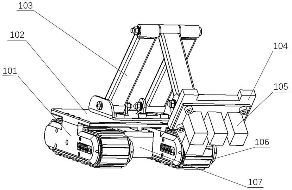 Ultrasonic flaw detection wall-climbing robot