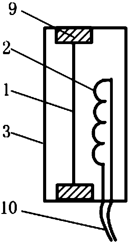 A composite vibrating wire sensor device for displacement measurement in three directions