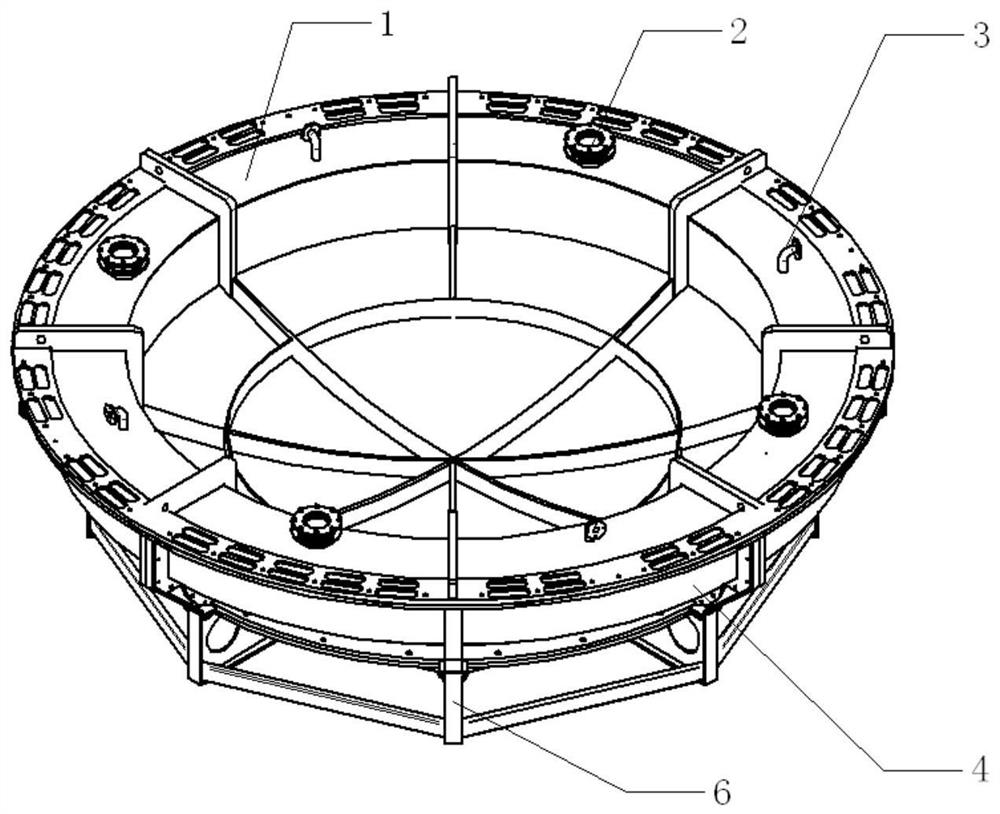 A heat-proof layer forming tool for the outsole of a returnable spaceship