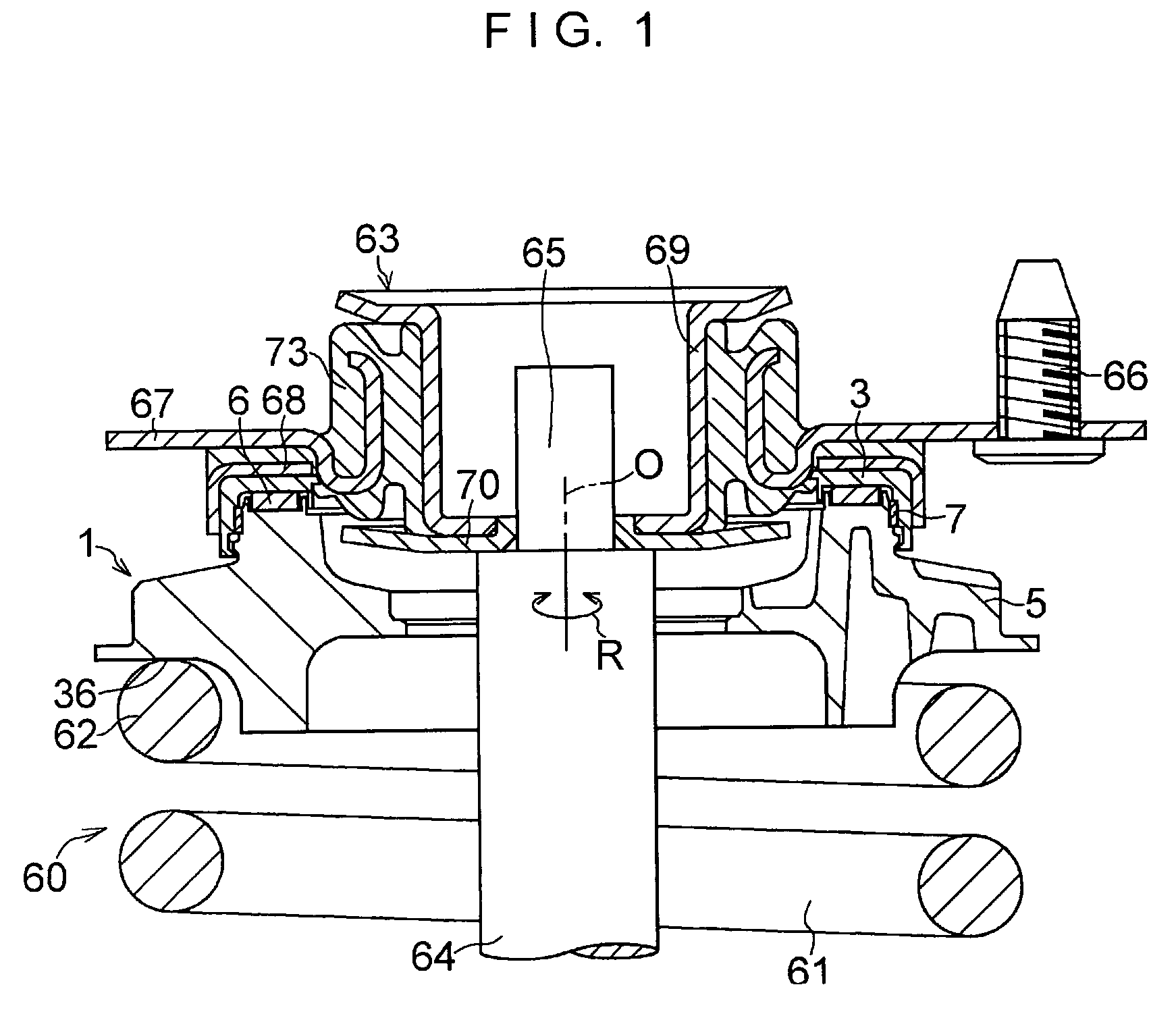 Strut sliding bearing