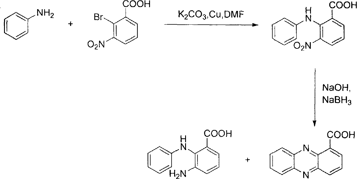 Method for synthesizing phenazine-1-carboxylic acid