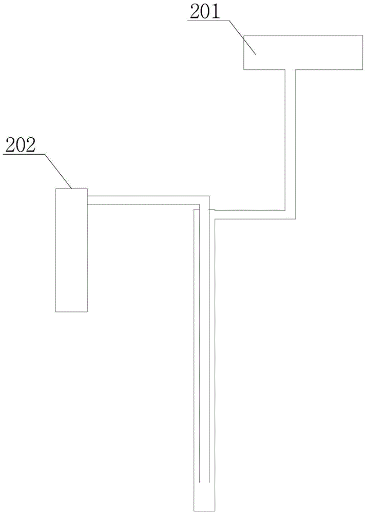 A gravity damping water seal device