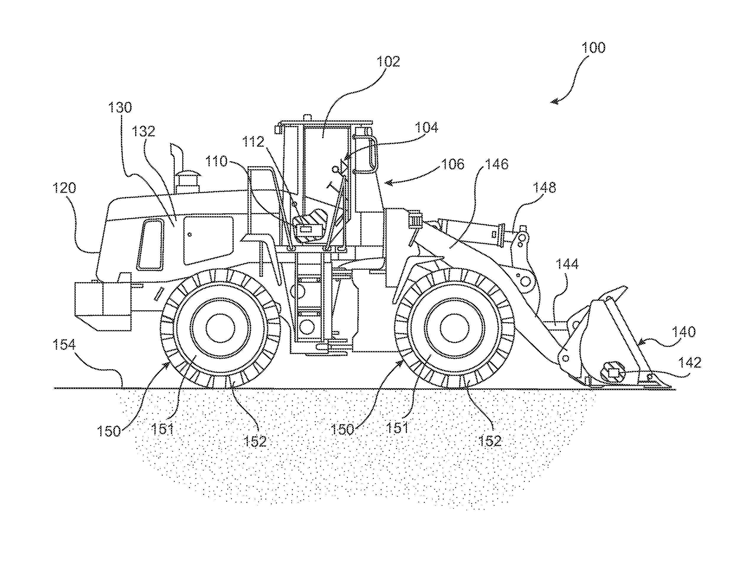 Traction control system and process for a machine having a work implement