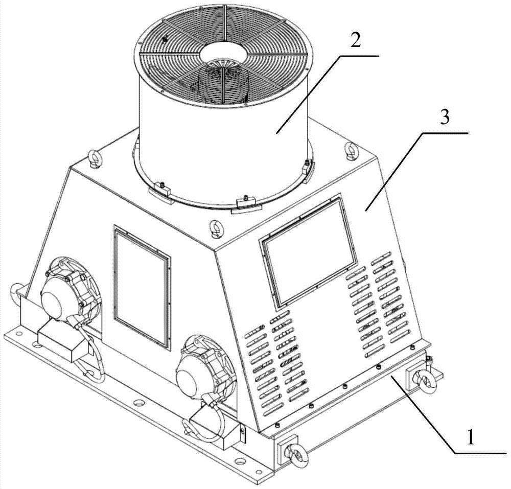 Rail vehicle axle end grounding device wear test bench