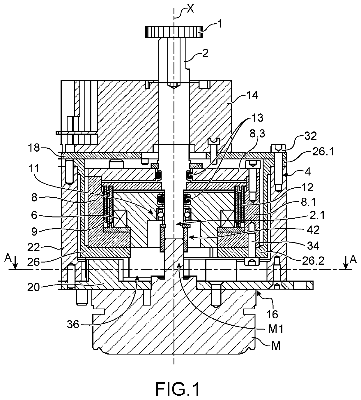 Hybrid haptic interface with improved haptic feedback