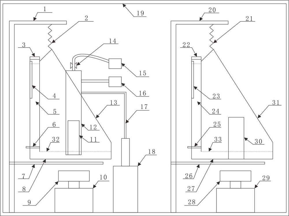 A device and method for accurately simulating self-absorption of drilling and completion fluid under in-situ conditions