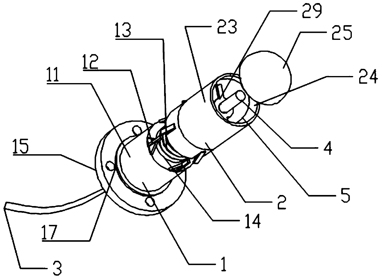 Heat-resistant explosion-proof temperature thermocouple structure