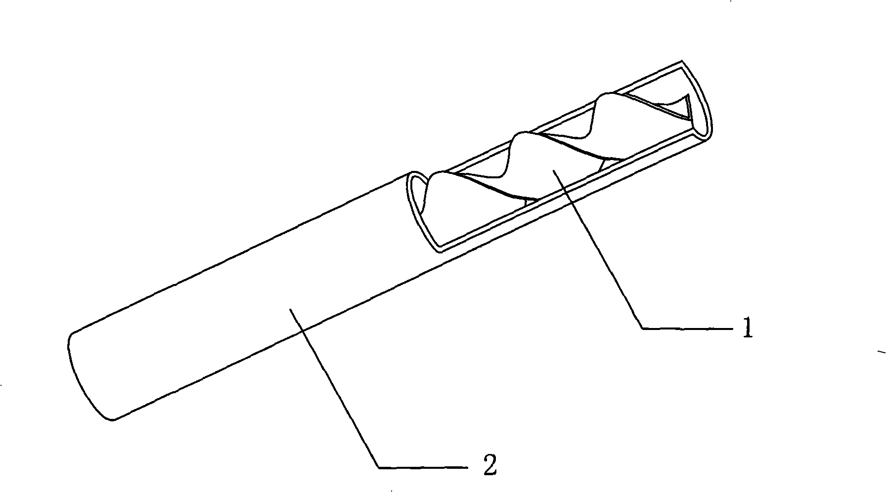 Aluminum spiral radiator