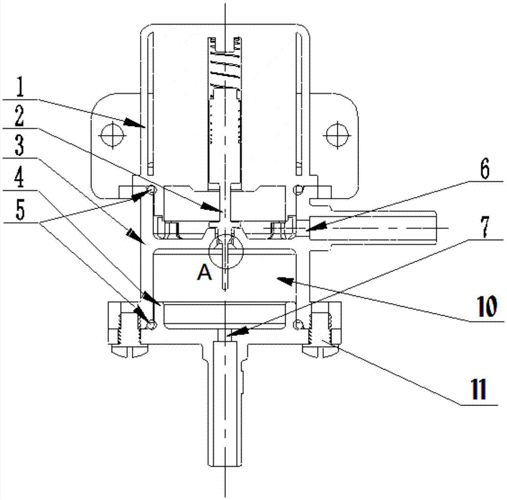 Waste water ratio valve and reverse osmosis filtering core water purifier