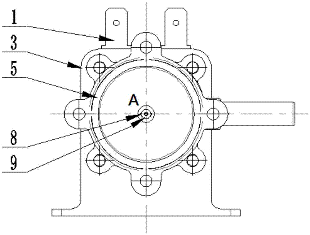 Waste water ratio valve and reverse osmosis filtering core water purifier