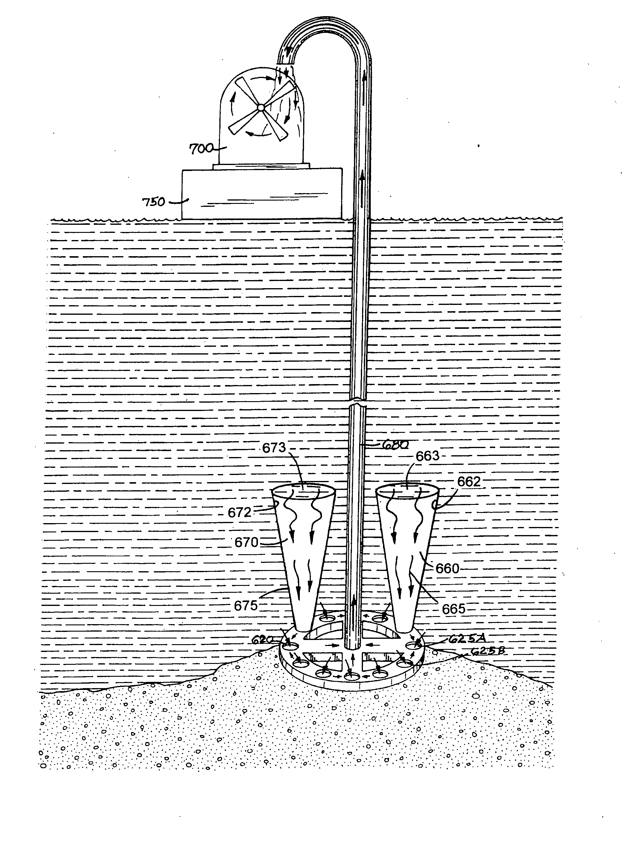 Water born rotor mechanism adapted for generating power