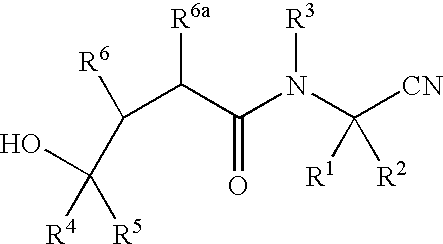 Cyanoalkylamino derivatives as protease inhibitors