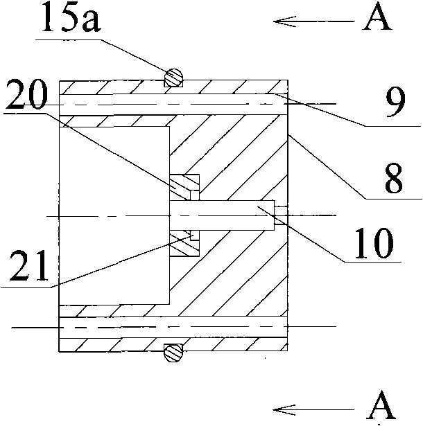 Valve core replaceable carbon dioxide refrigerating system throttling valve