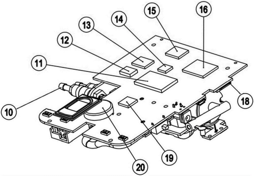 Multi-parameter blood pressure measuring device connected with data platform