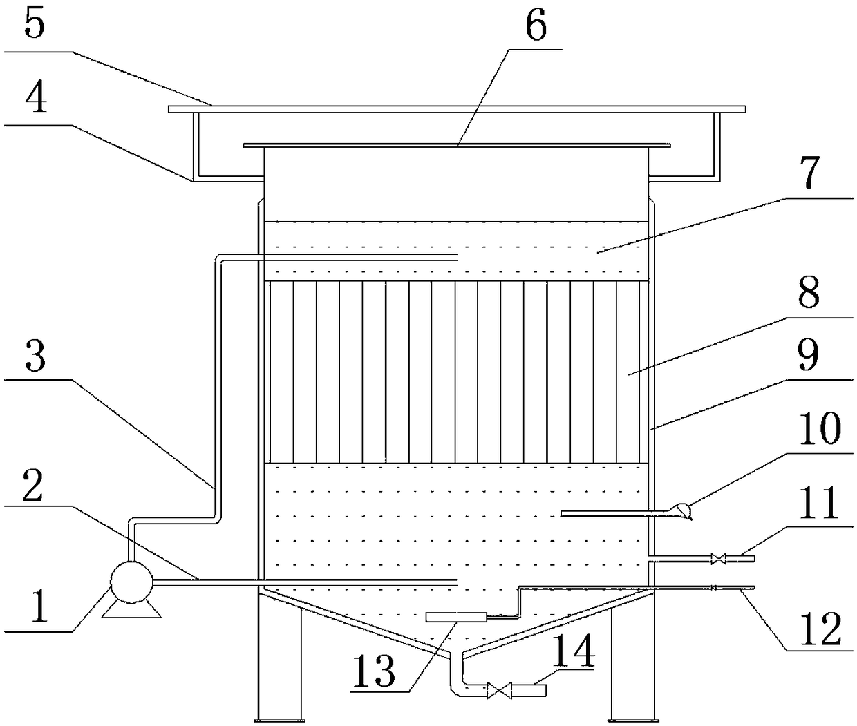 Ageing tank and ageing method for improving flavor components of soybean-flavor baijiu