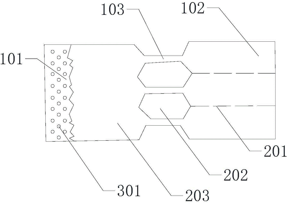 Wound suture bandage and wound suture method