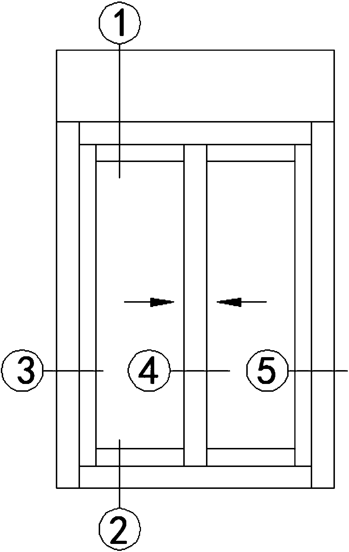 Roller shutter box for sunshade integrated door and window