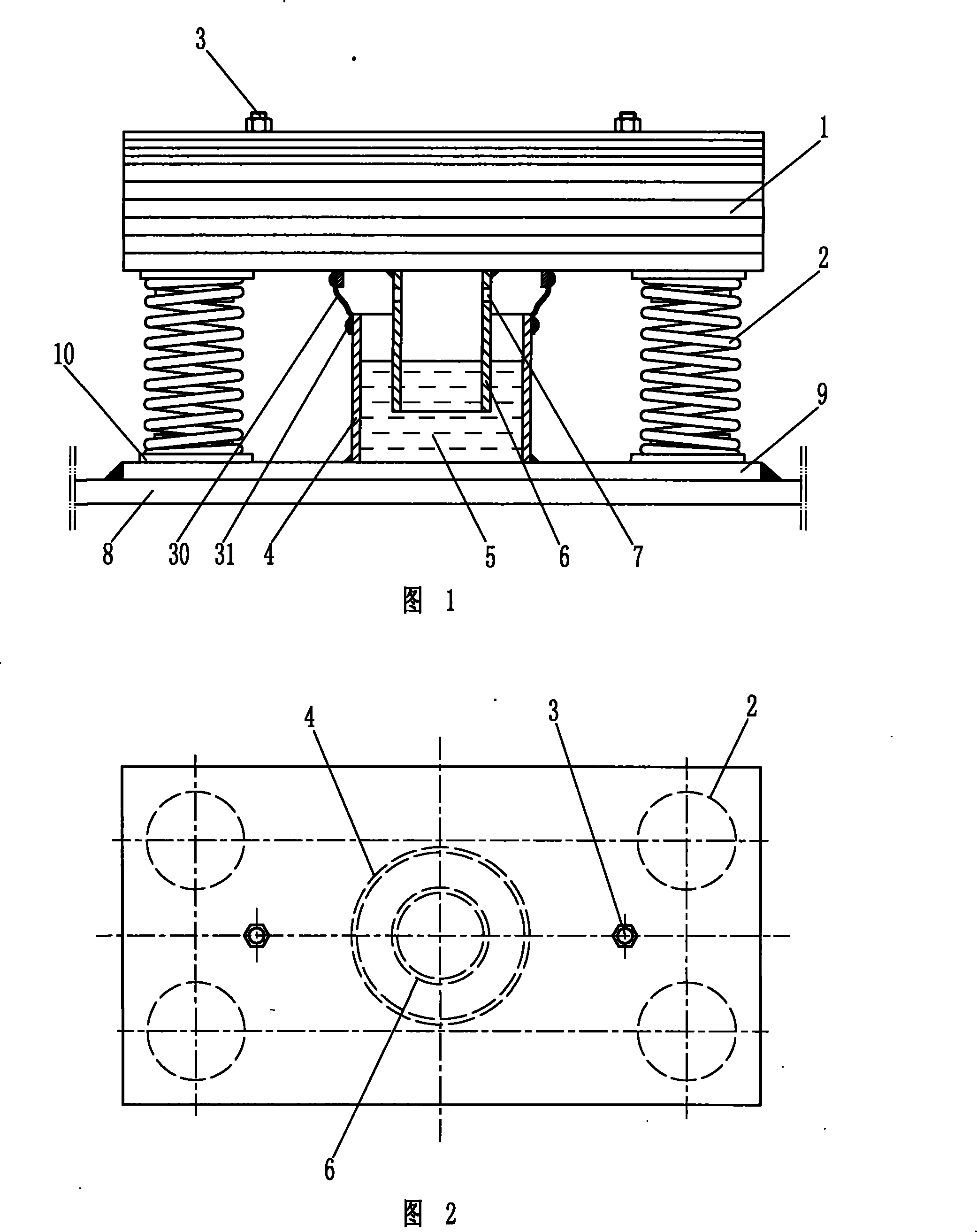 Damping ratio adjustable tuning quality damper