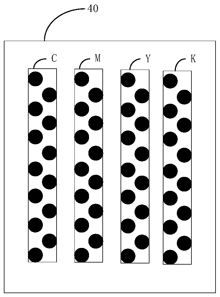 Ink curing method, device, equipment, printing control system and storage medium