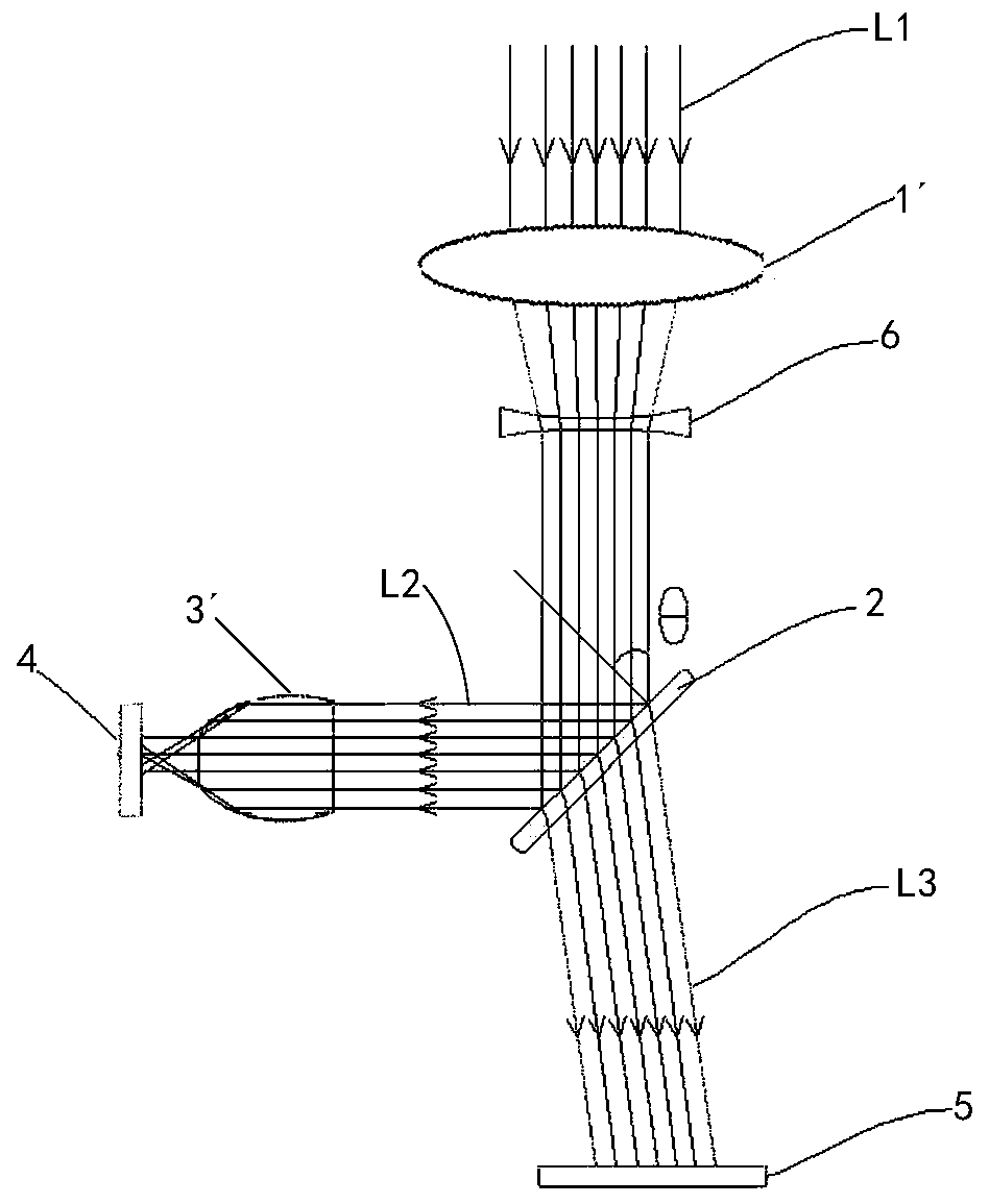 Condensing beam-splitting photovoltaic system