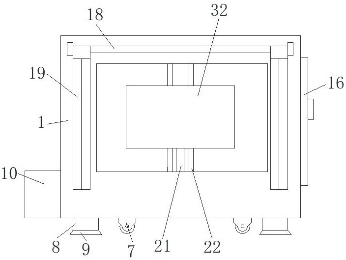 Smart home type television hanging and fixing equipment