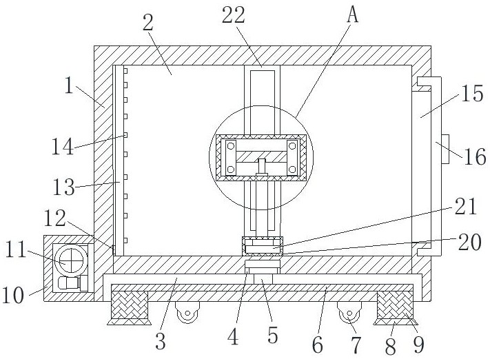 Smart home type television hanging and fixing equipment