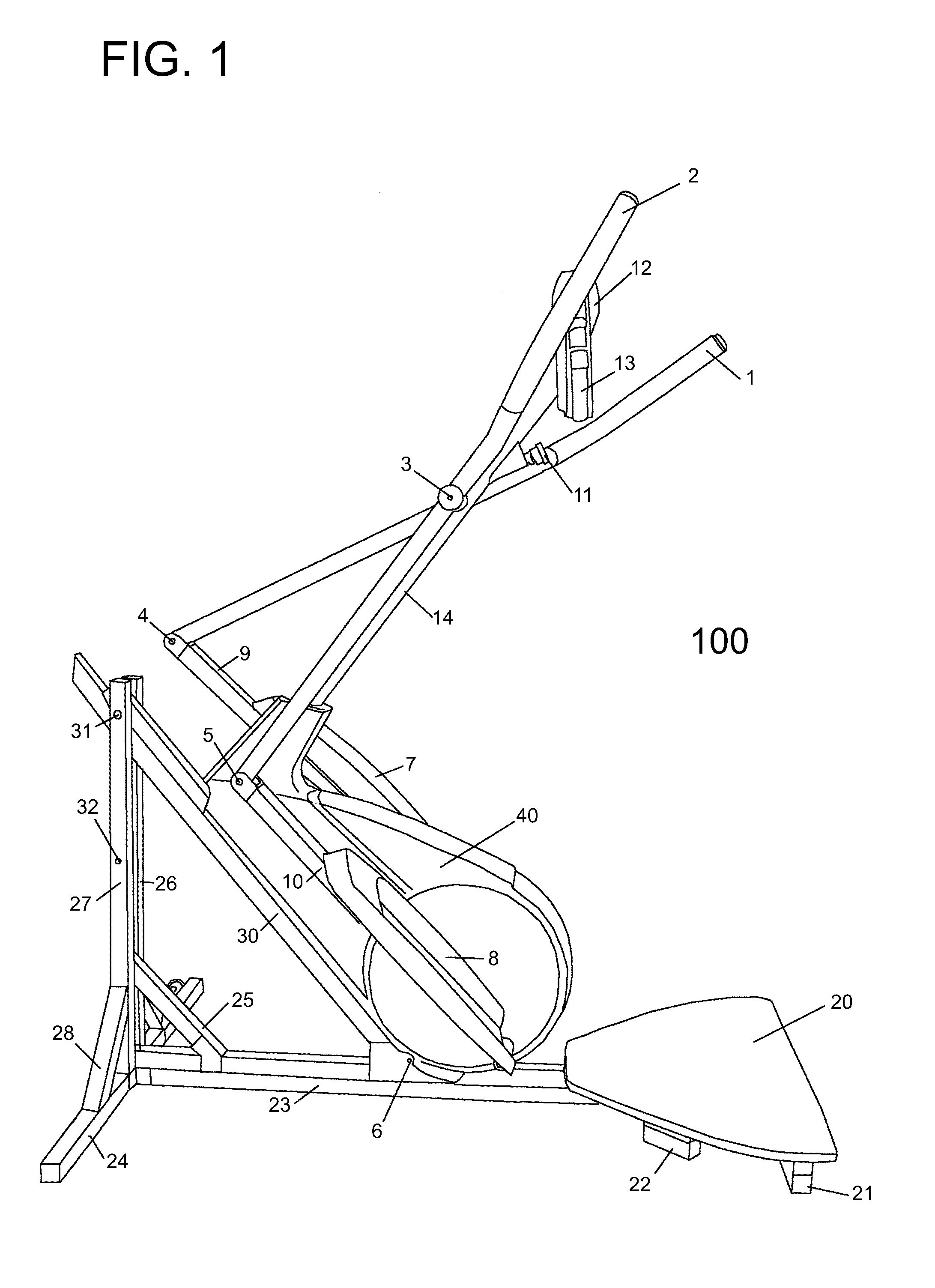 Simulated climbing and full body exercise and method