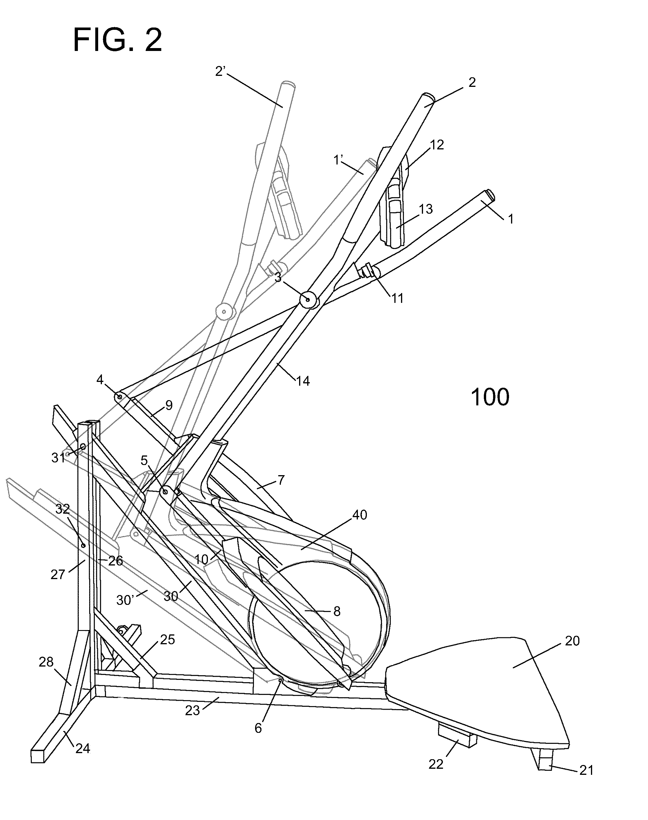 Simulated climbing and full body exercise and method