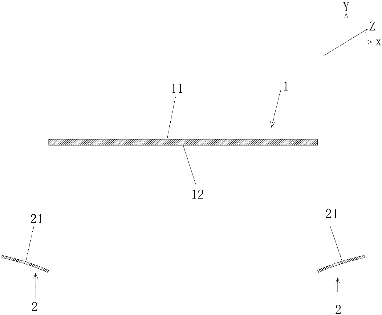 Double-sided photovoltaic power generation device