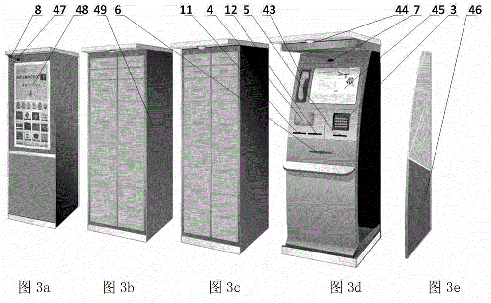 Unattended self-service terminal, turnover box and method of achieving accurate logistics