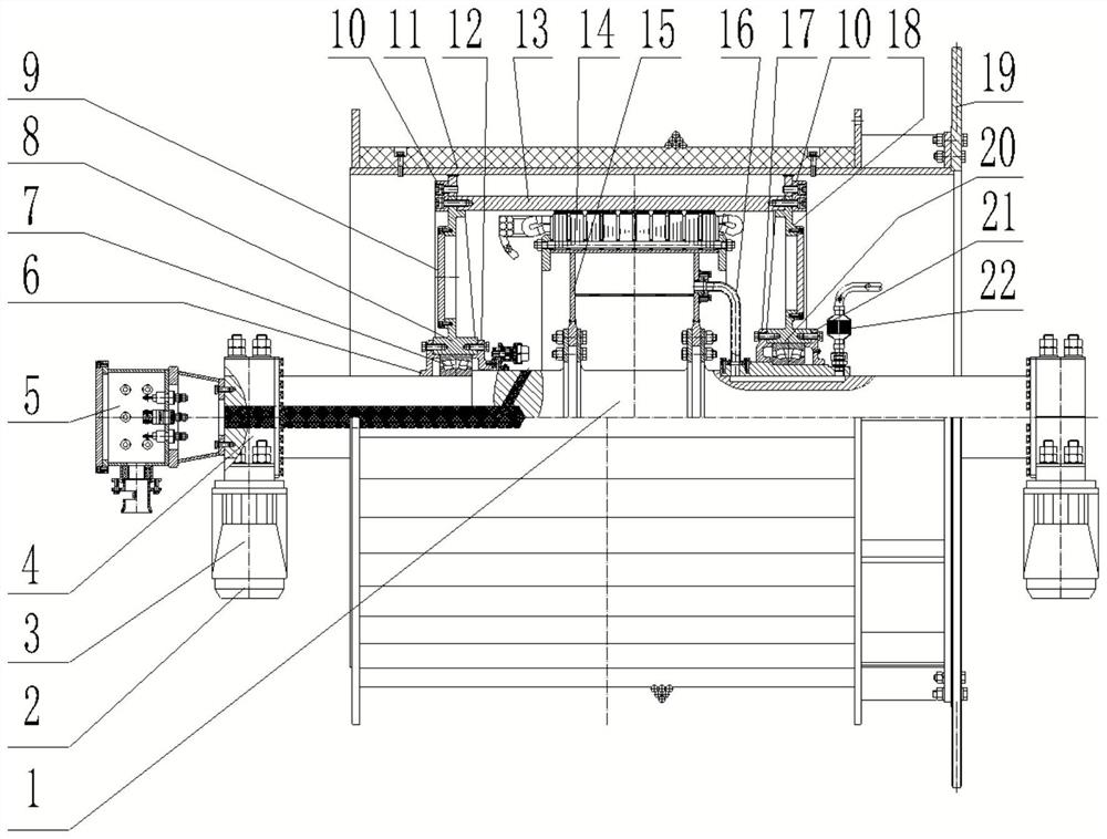 Permanent magnet motor built-in mining explosion-proof lifting equipment