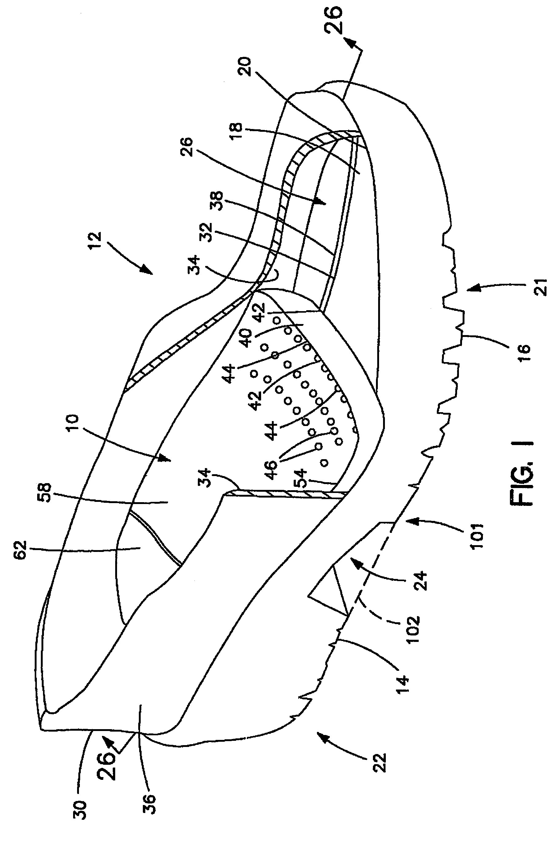 Footwear structure and method of forming the same