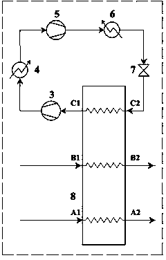 Overlapped natural gas liquified system in mixed refrigerant cycling expansion machine