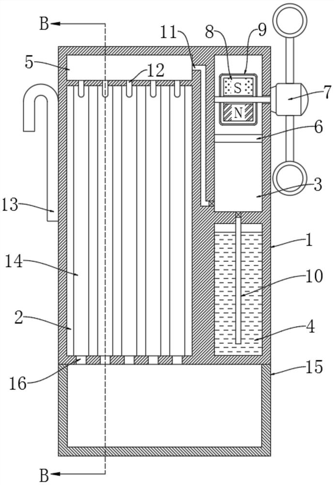 Using method of electrostatic dust collection device for construction site