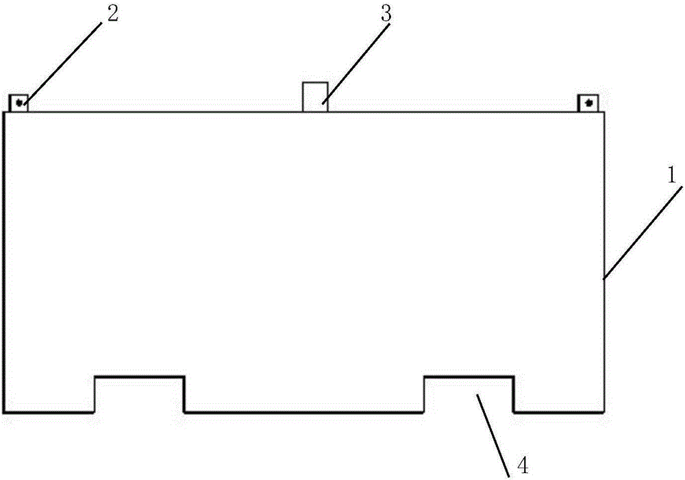 A road isolation fence with a green groove at the bottom