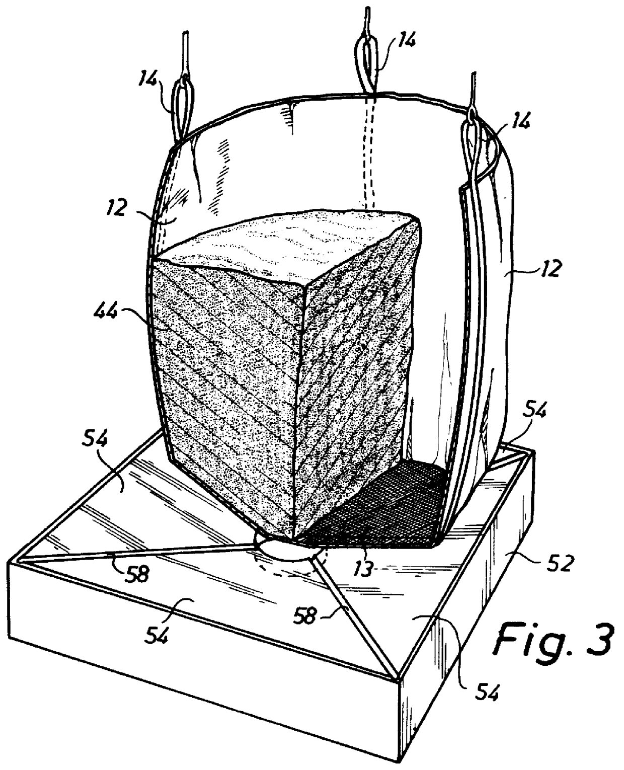 Method and apparatus handling radioactive waste material