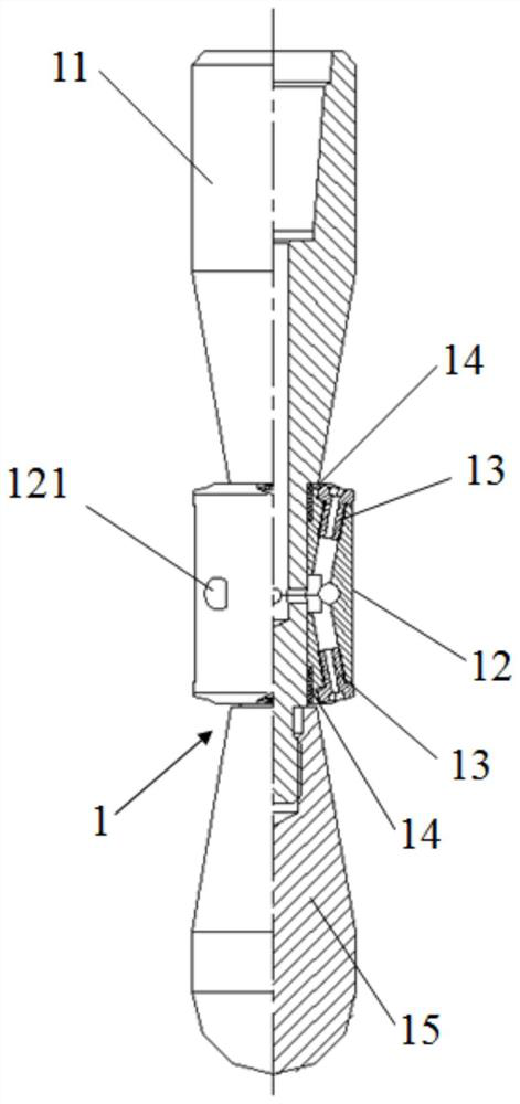 Flushing head, negative pressure sand washing device with flushing head and using method of negative pressure sand washing device